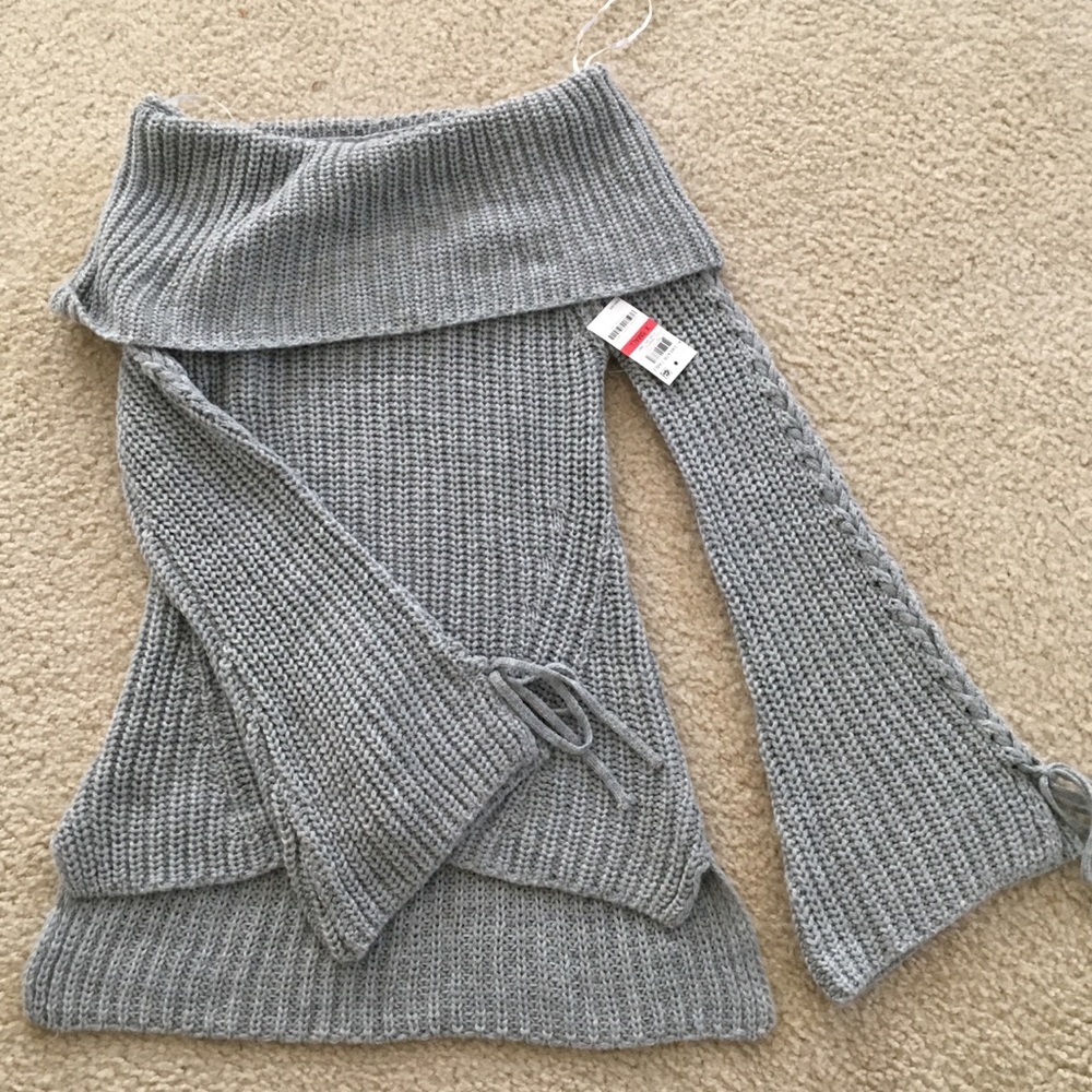 Off the shoulder sweater
